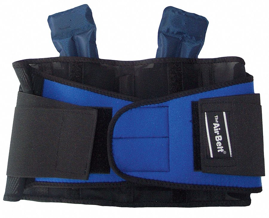 Back Support Belt Black Neoprene L