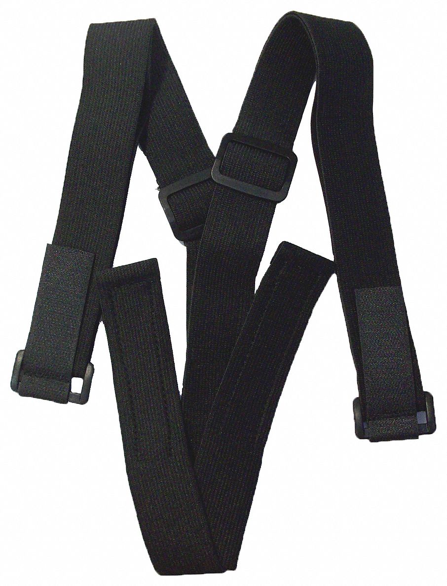 Suspenders Elastic Black 40in-26in 1PK