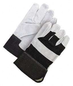 PR Leather Gloves Safety Cuff L