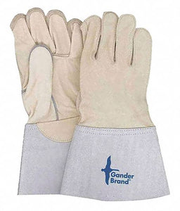 Leather Gloves Gauntlet Cuff S
