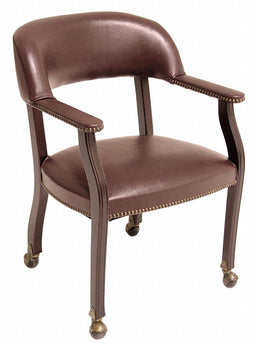 Captain s Chair 31 in H Burgundy