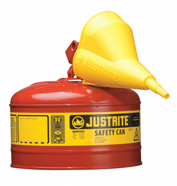 Type I Safety Can 2.5 gal Red 11-1/2In H