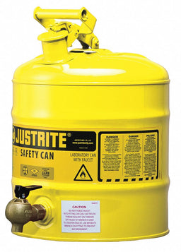Type I Safety Can 5 gal Ylw 16-7/8In H