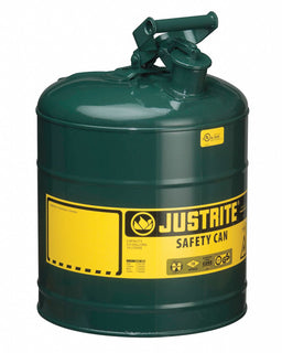 Type I Safety Can 5 gal Green 16-7/8In H