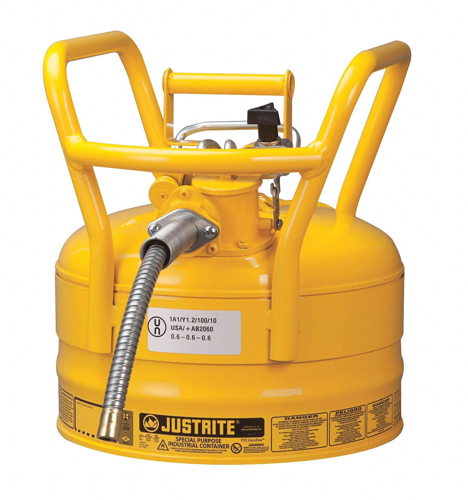 Type II DOT Safety Can 12 in H Yellow