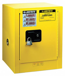 Flammable Safety Cabinet 4 gal Yellow