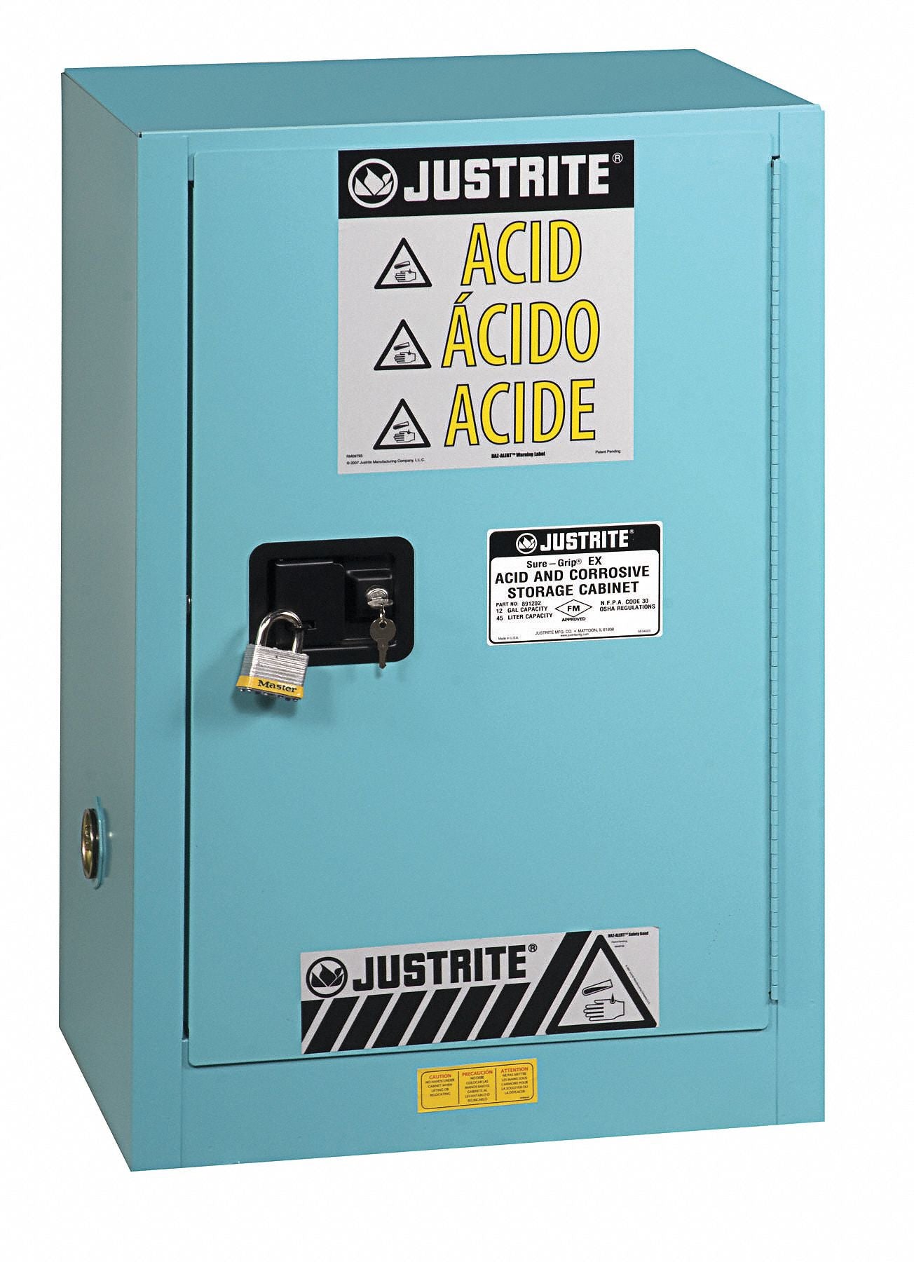 Corrosive Safety Cabinet 35 in H Steel