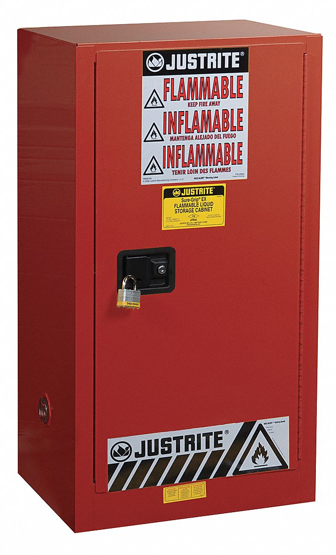 Flammable Cabinet 20 gal Red