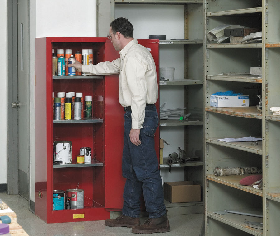 Flammable Cabinet 22 gal Red