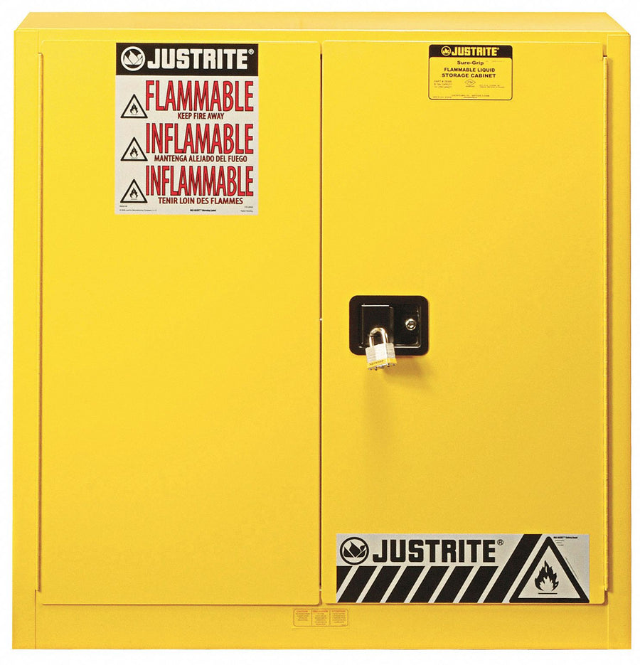 K3031 Flammable Cabinet 40 gal Yellow