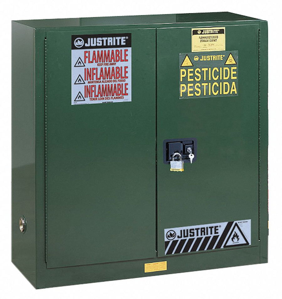 Safety Cabinet Pesticide 44In 30gal Grn