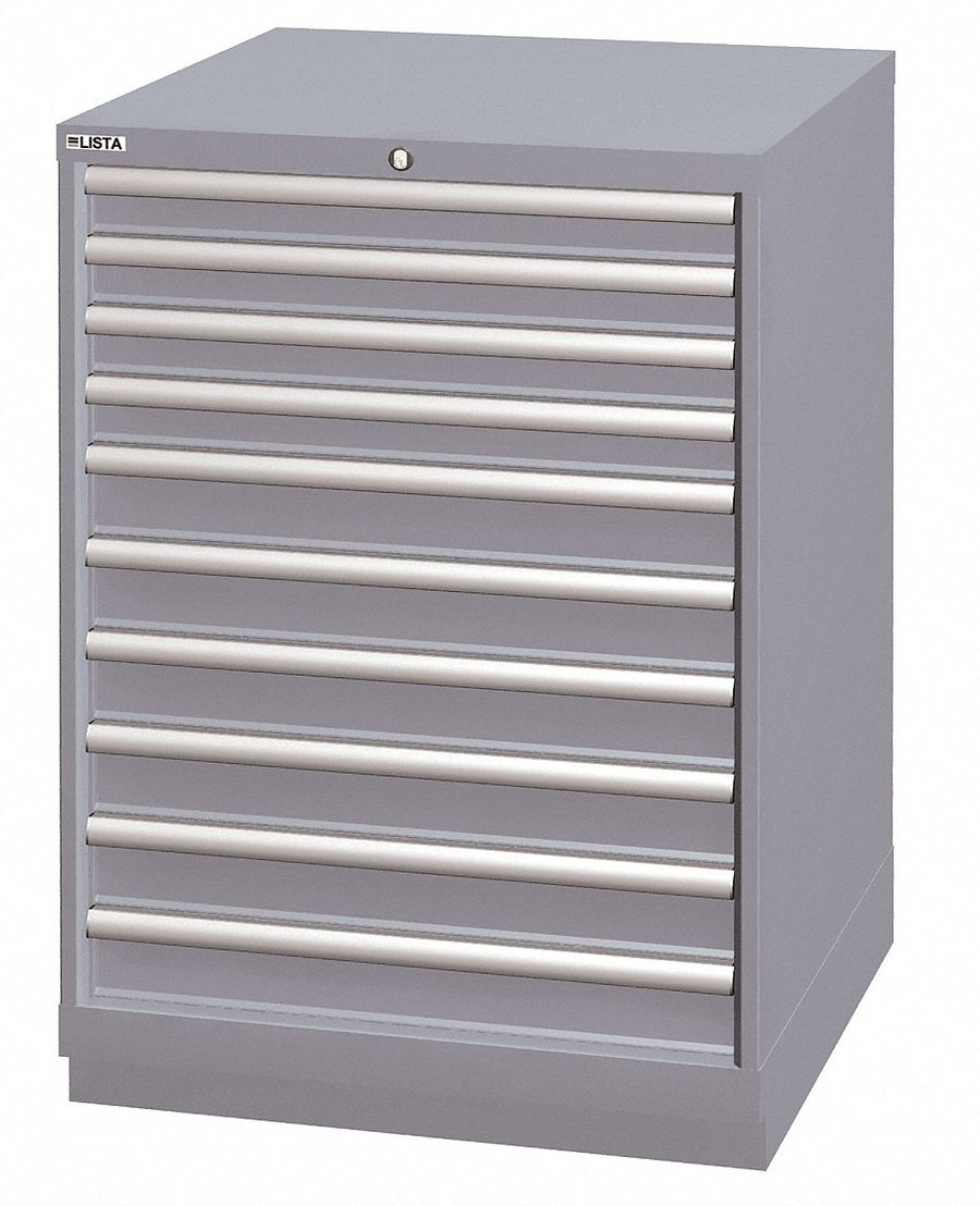 Mod Drwr Cab 41-3/4 H 10 Drwr Light Gray