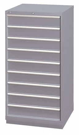 Mod Drwr Cab 59-1/2 H 9 Drwr Light Gray