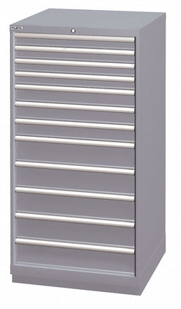 Mod Drwr Cab 59-1/2 H 12 Drwr Light Gray
