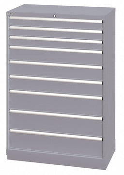 Mod Drwr Cab 59-1/2 H 9 Drwr Light Gray