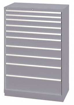 Mod Drwr Cab 59-1/2 H 10 Drwr Light Gray