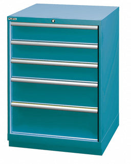 Mod Drwr Cab 41-3/4 H 5 Drwr Clssc Blue