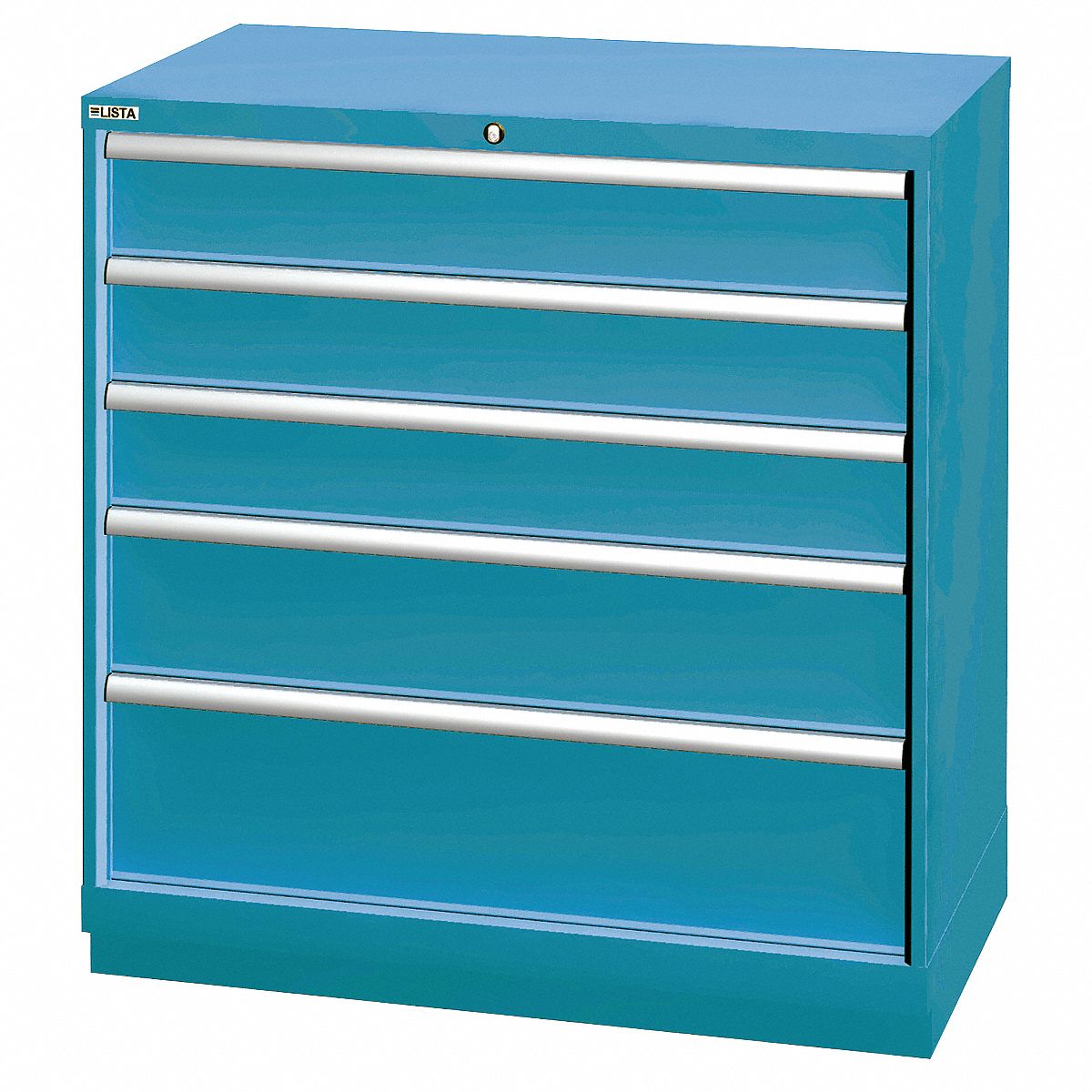 Mod Drwr Cab 41-3/4 H 5 Drwr Clssc Blue