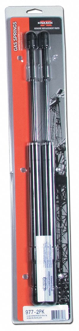 Gas Spring Set Steel Black PK2