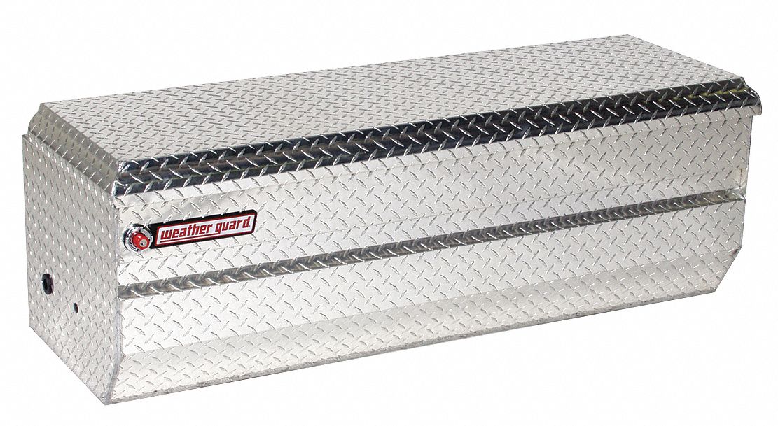 Truck Box Chest Silver 55 in W 20 in D