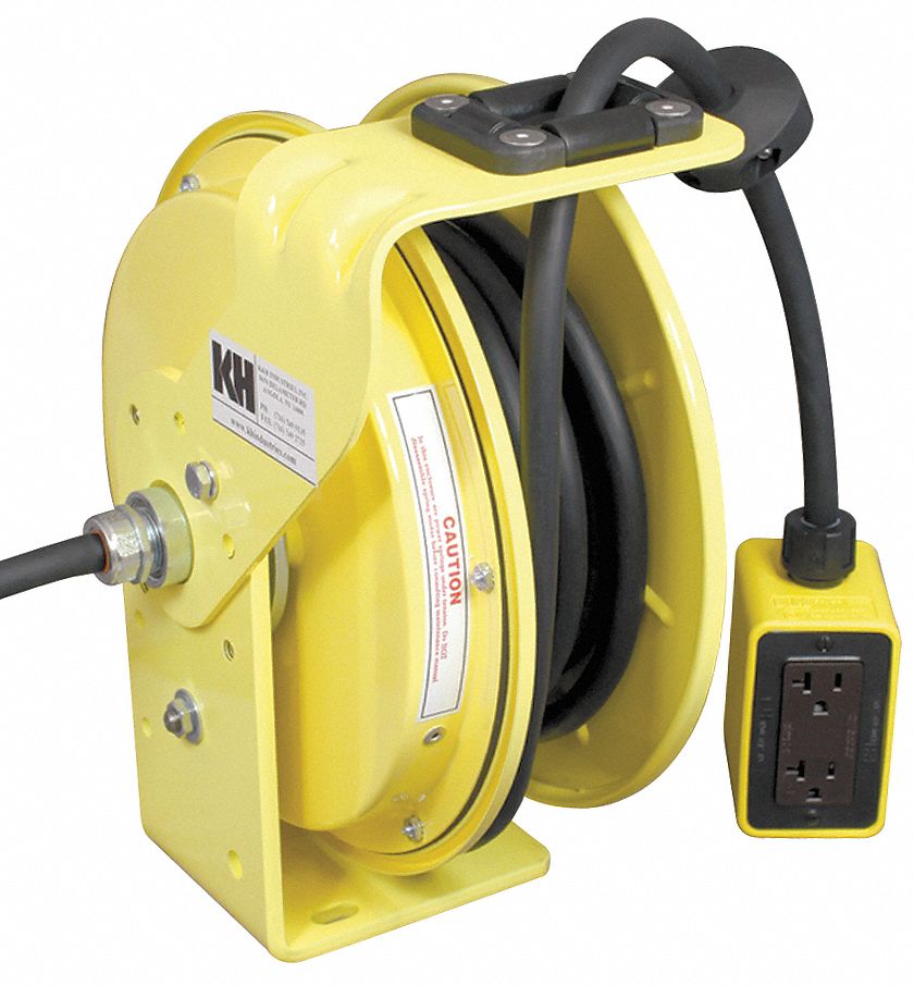 Cord Reel 50ft 12 AWG Receptacle 120VAC