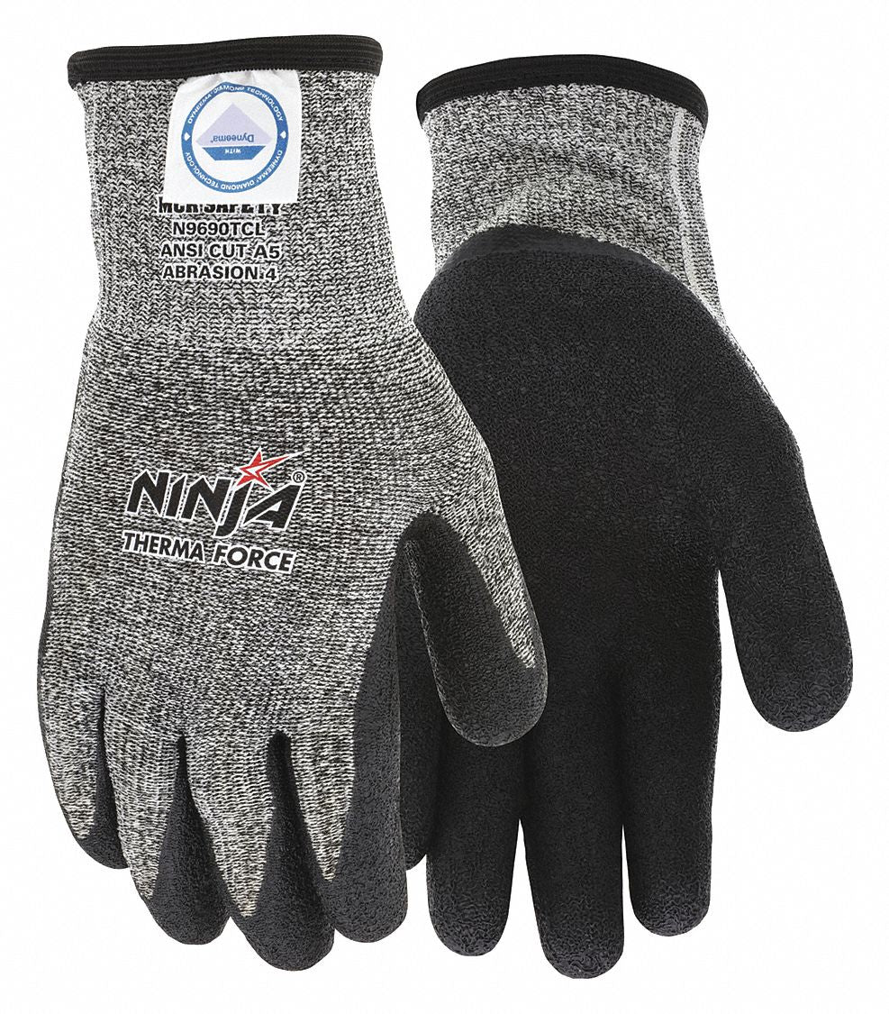 Cut Resistant Gloves A5 2XL Blk/Gray PR