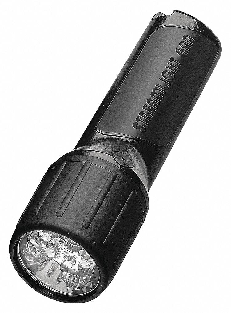 Handheld Flashlight Polymer Black 67lm