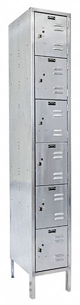 Bx Lckr 6x1Lckr Silver 78 x12 x18 Assm