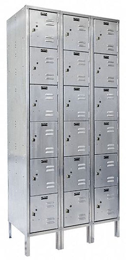 Lckr 6x3Lckr Silver 78 x36 x18 UnAssm
