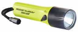 Handheld Flashlight Plastic Yellow 183lm