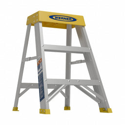 Step Stool Aluminum 2 ft H 300 lb Cap.