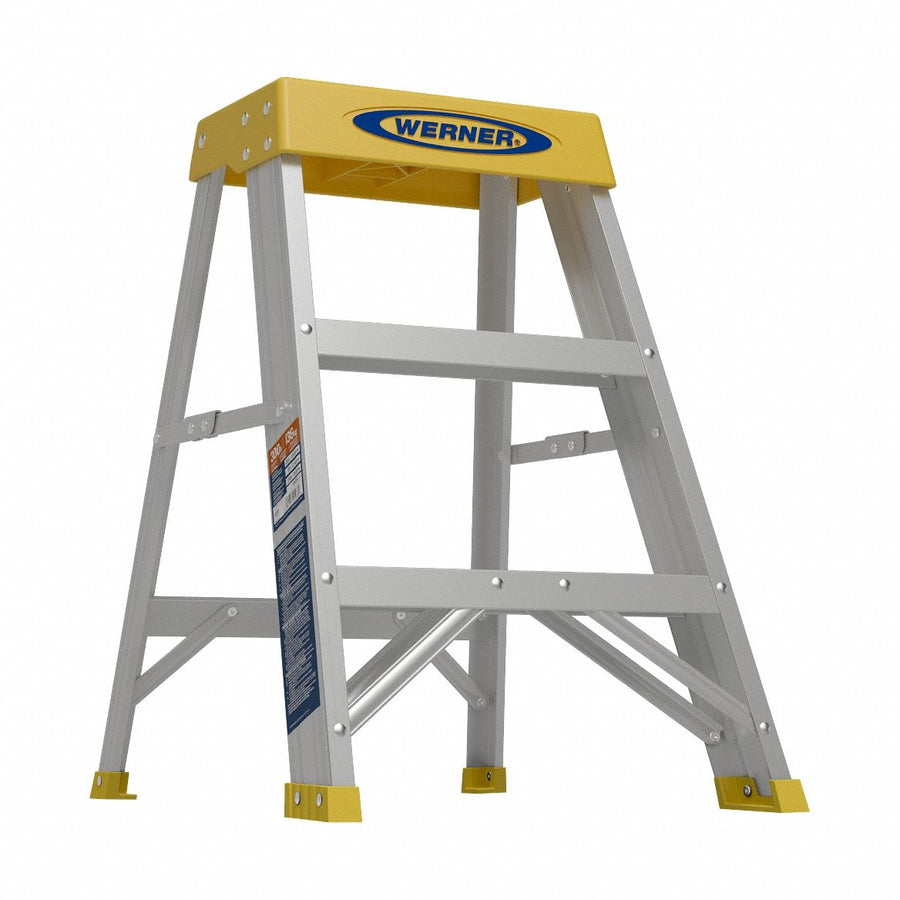 Step Stool Aluminum 2 ft H 300 lb Cap.