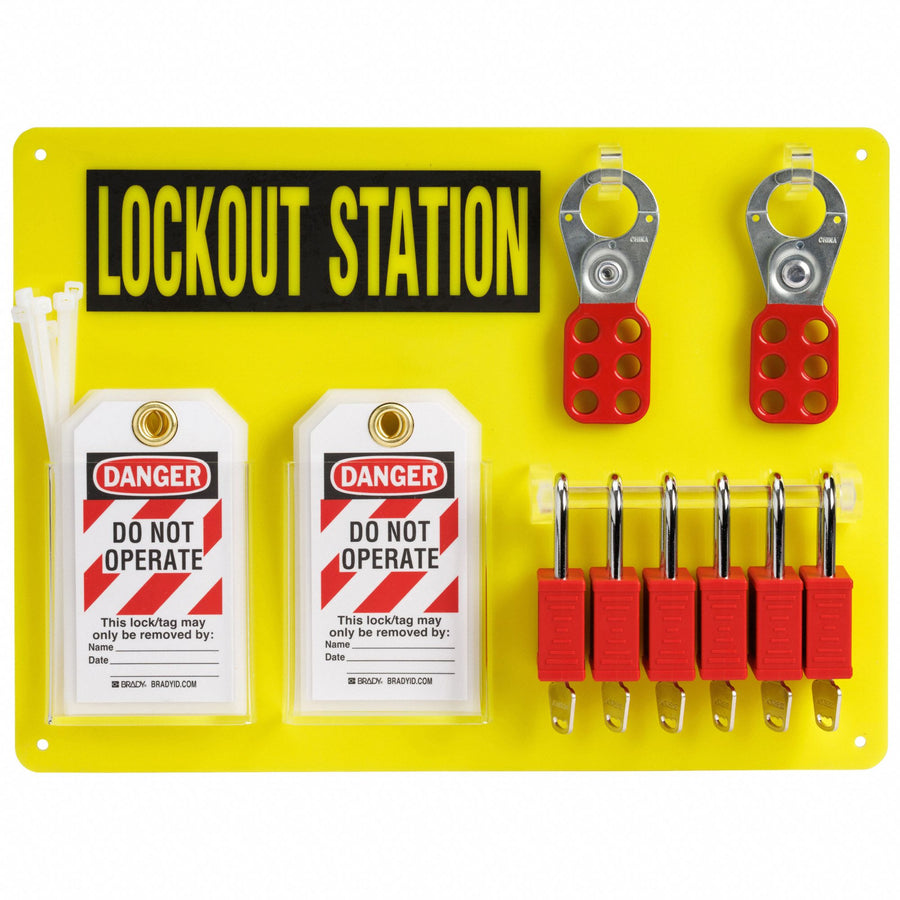 Lockout Station 0.1875 D 11.5 H 15.5 W