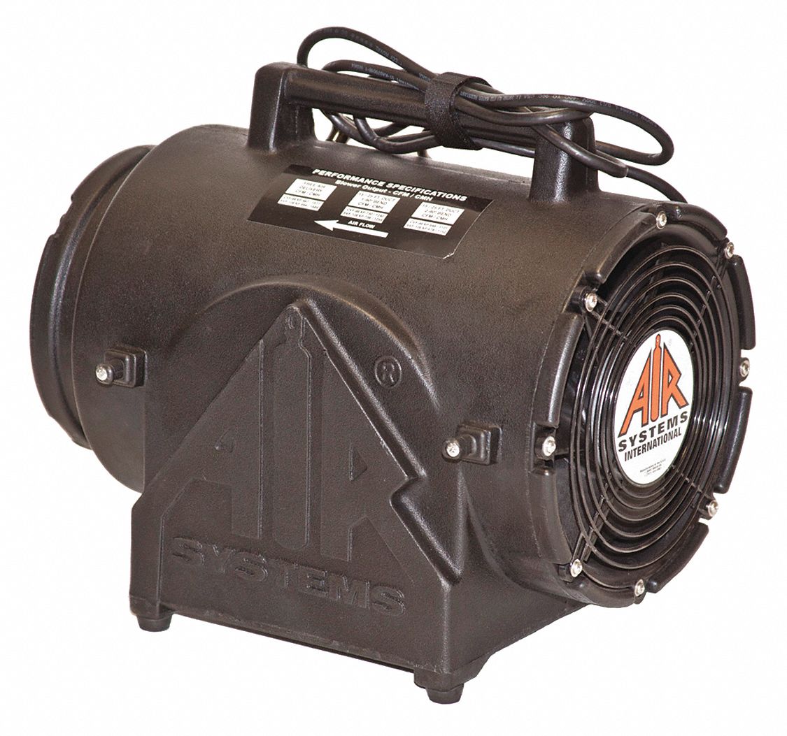 Confined Space Fan Black 11 W