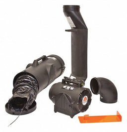 Confined Space Fan Kit Black 11 W