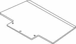Nose Plate 18-1/2 W 9-1/2 D 350 lb.