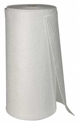 Absorbent Roll Oil-Based Liquids White
