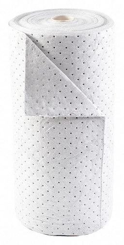 Absorbent Roll Oil-Based Liquids White