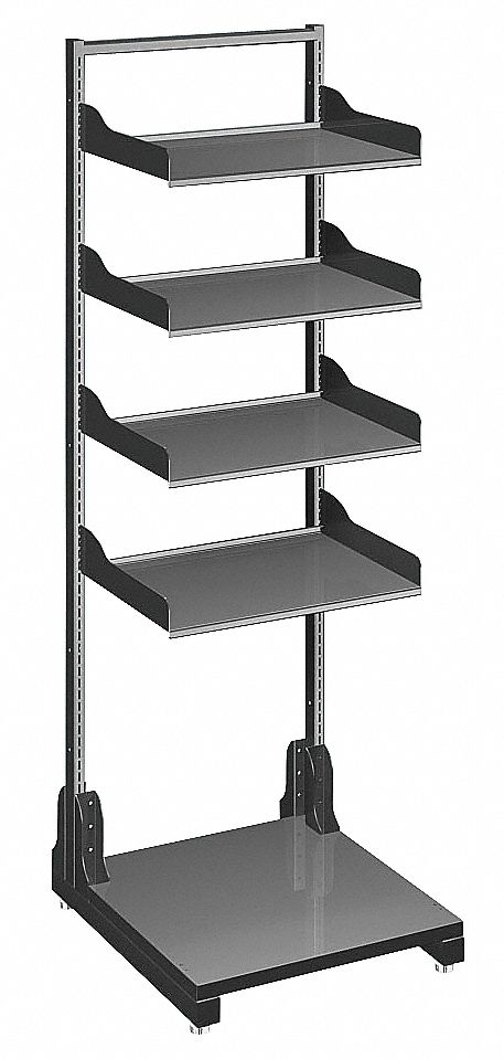 Computer Workstation 72 in H Black
