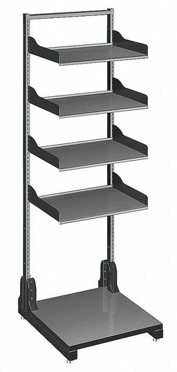 Computer Workstation 72 in H Black