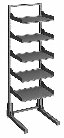 Computer Workstation 72 in H Black