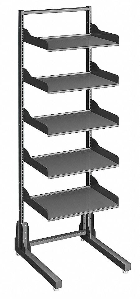 Computer Workstation 72 in H Black