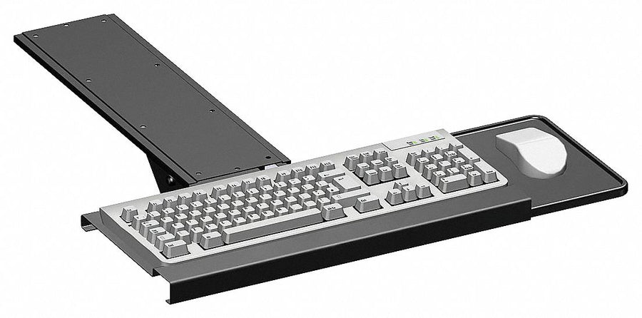 Desk Keyboard Tray 3 in H Black