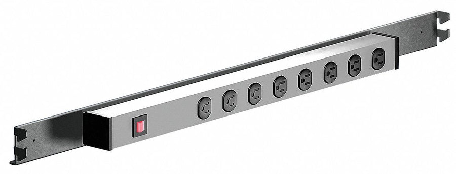 Power Strip 35 1/8 in H Gray