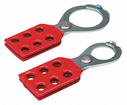 Lockout Hasp 6 Lock Red