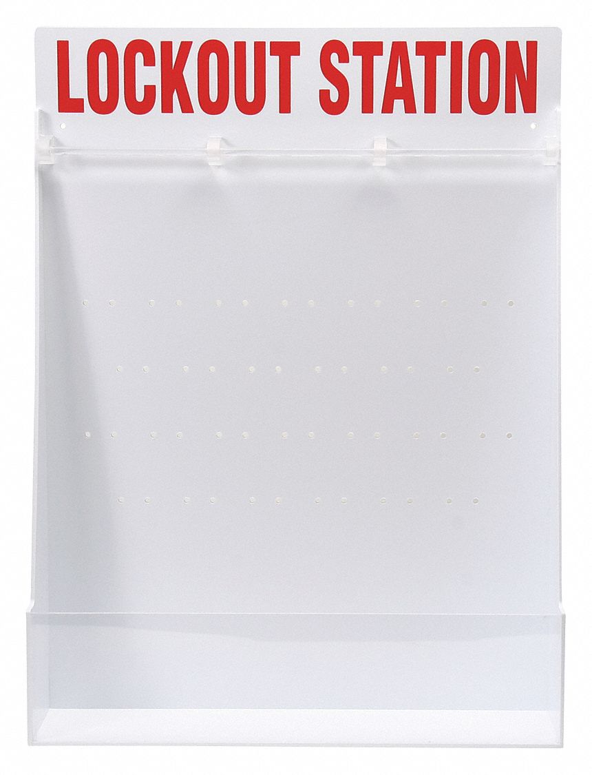 Lockout Station Unfilled 19-1/2 In W
