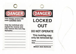 Danger Tag 5-3/4 x 3 In Cardstock PK25