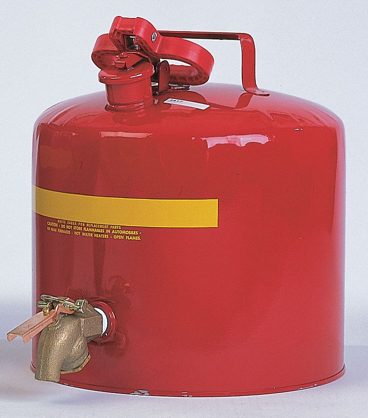 Type I Faucet Safety Can 5 gal Red