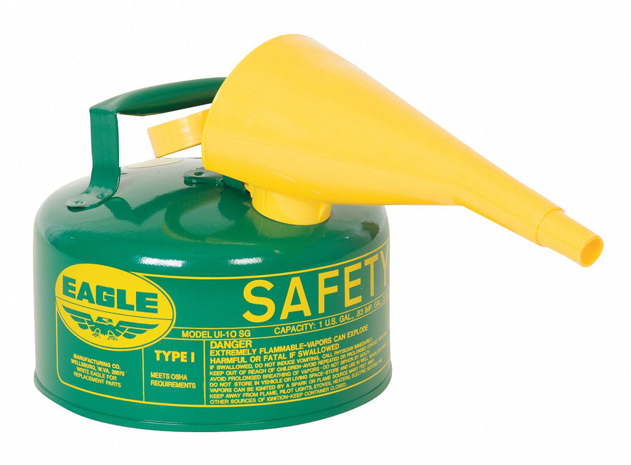 Type I Safety Can 1 gal Green 8 H