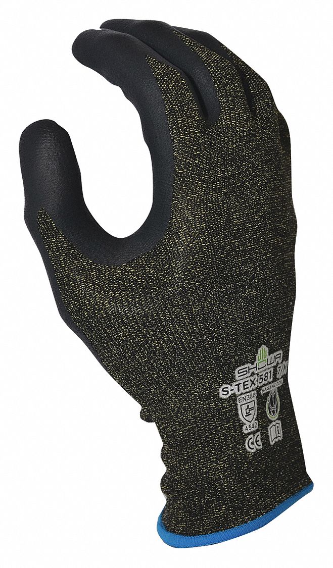 Coated Gloves Black/Gray XL PR